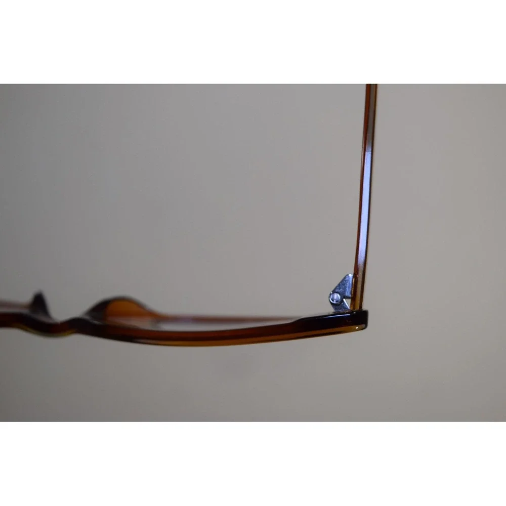 L.A. Eyeworks Hickory 937 0119 Cat Eye Eyeglasses Abyssinian Acetate Japan Wood